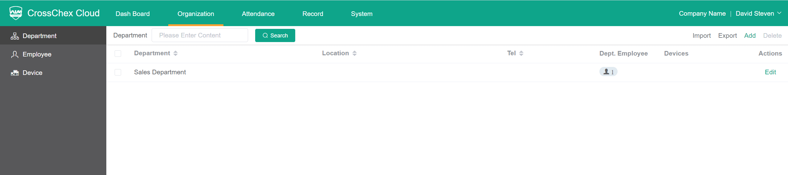 Crosschex-cloud-Manual