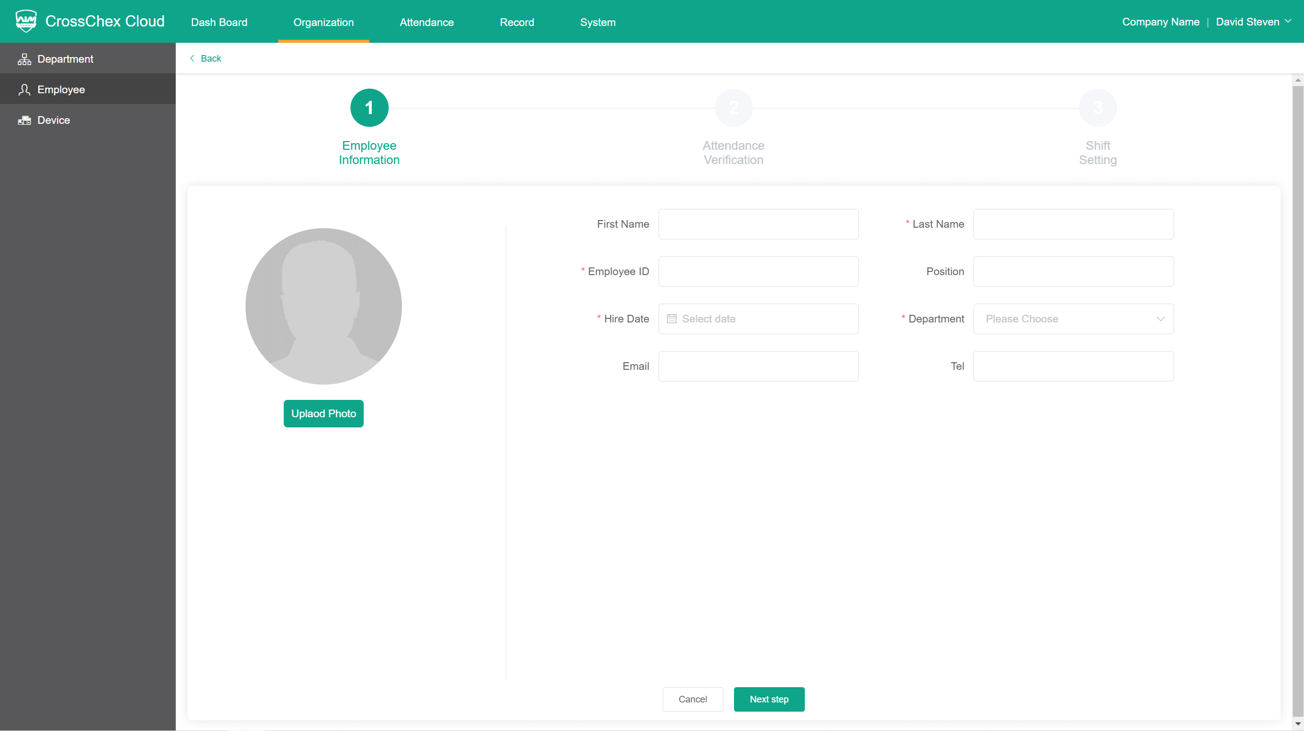 Crosschex-cloud-Manual