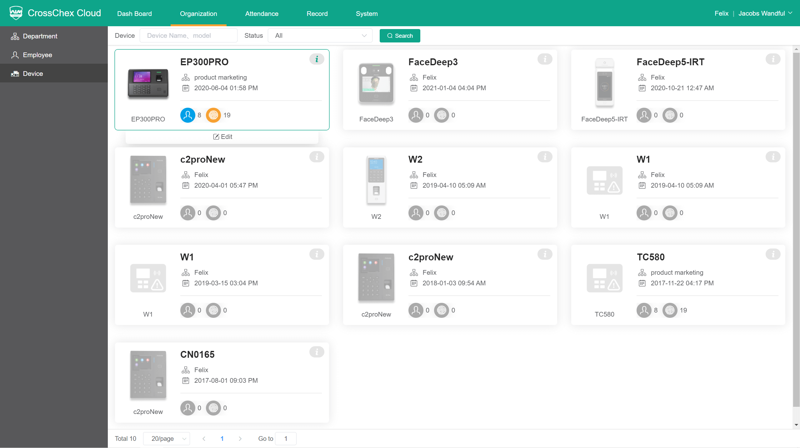Crosschex-cloud-Manual
