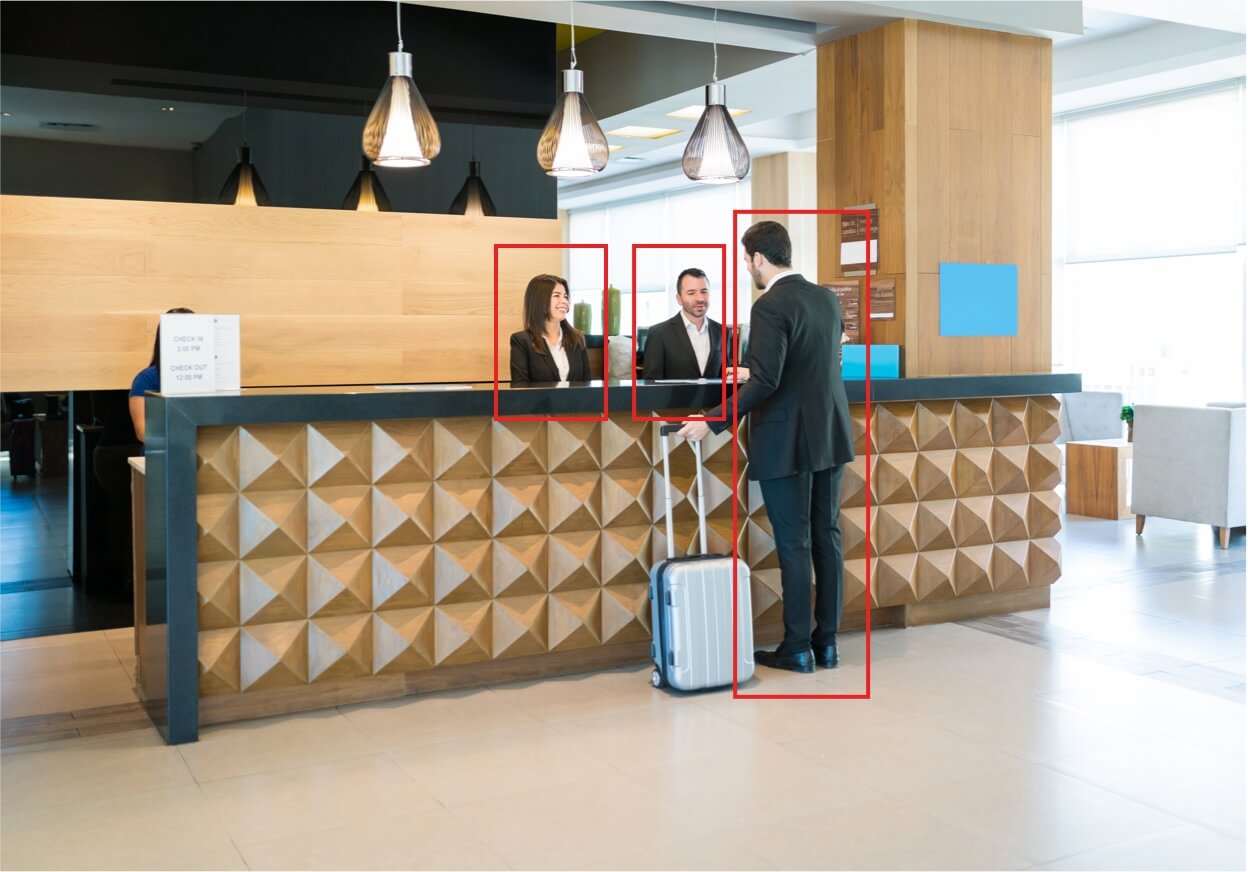 Lobby an Receptiounen