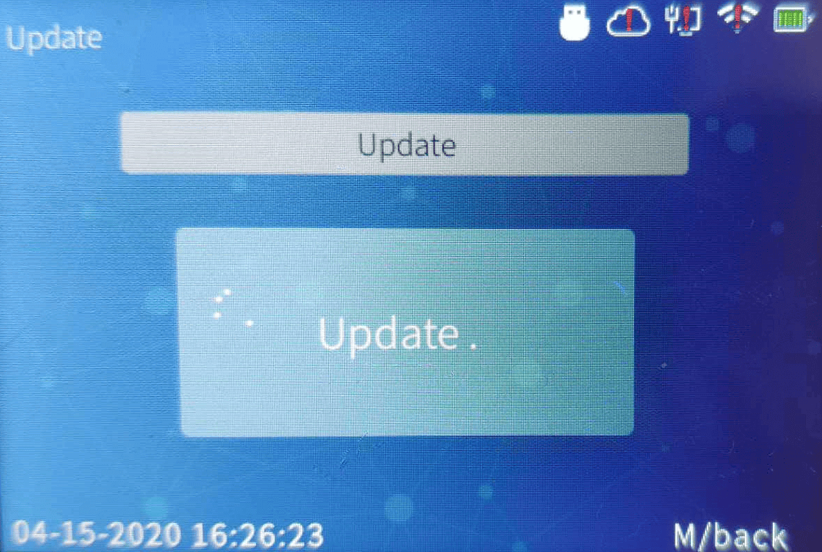 to restart once to complete the update
