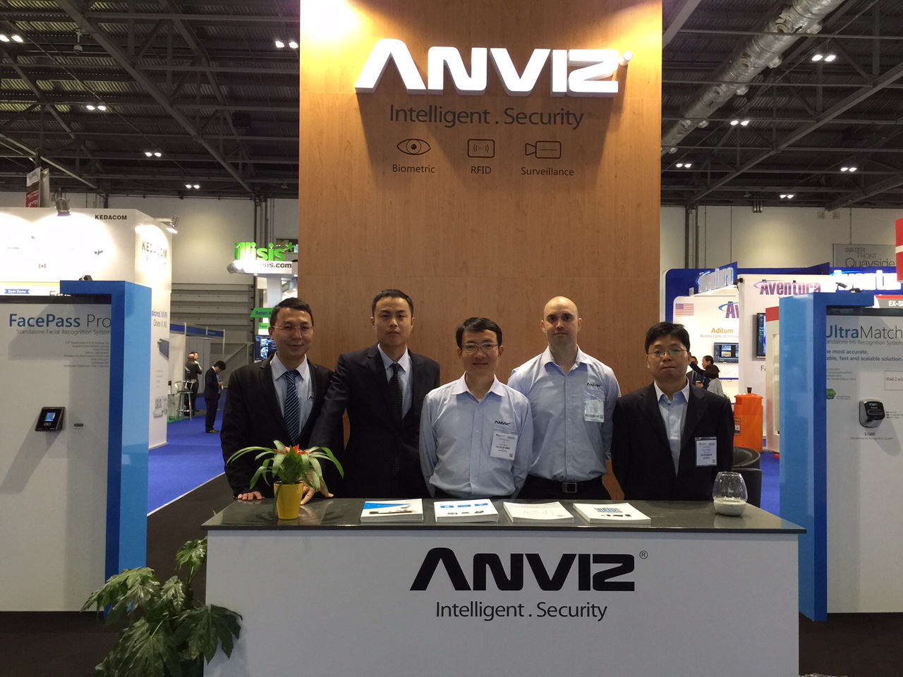 our booth in IFSEC 2015