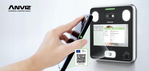 Anviz يقترح الجديد FaceDeep 3 QR نسخة لدعم مطلب بطاقة COVID-19 الخضراء الخاصة بالاتحاد الأوروبي