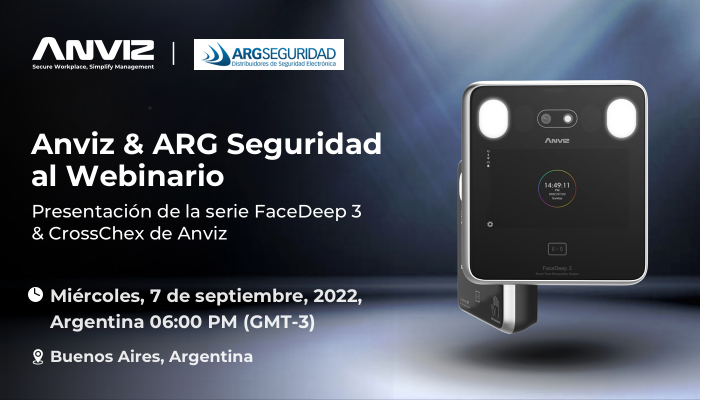 Anviz & ARG Seguridad al Webinario